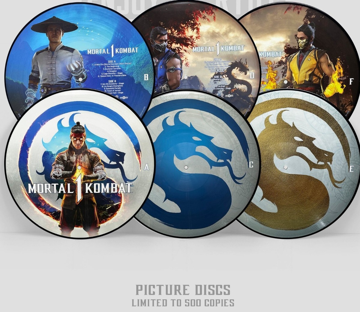 モータルコンバット 1 & 2 オリジナル サウンドトラック LP レコード Mortal Kombat I and II - Music From The Arcade Game Soundtracks