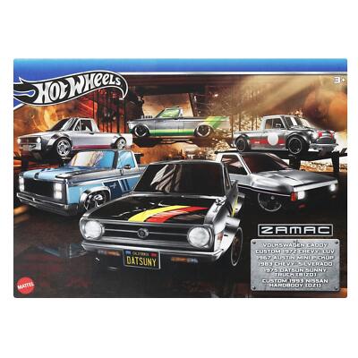 ２３　　150160セット 1:64 Hot Wheels 2024 ZAMAC Pickup Truck Set 6 pcs. VW, Chevy