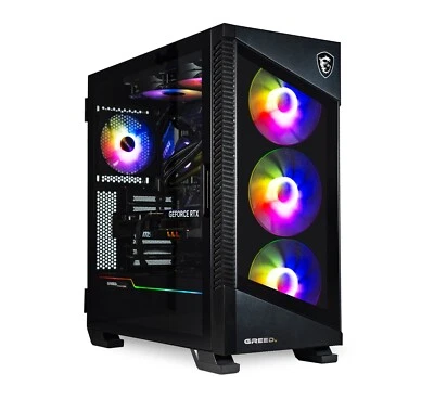 GREED High End Gaming PC RTX 5070 Intel i7-12700F 32GB DDR5 RAM 1TB SSD WIN 11 PRO