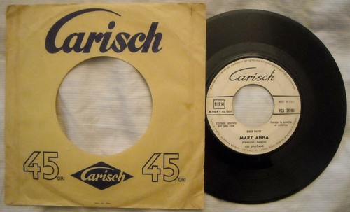 45 DIE HURRIKANE - MARY ANNA - SIE - JAHR 1967 - BEAT - PROMO FÜR JUKE BOX