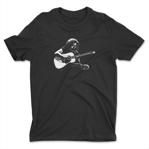 ZJ Designs Grateful Dead Inspirado Jerry Garcia Camiseta Acústica Shakedown Camiseta - Imagen 3 de 9