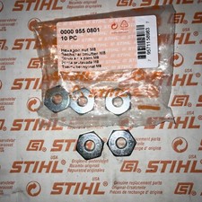 2 STIHL M8 BAR NUTS 0000 955 0801 MS271 ms291 ms311 ms391 ms260 ms461 ms362 oem