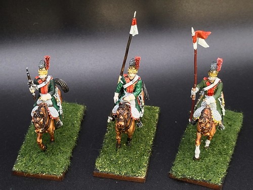 Painted Cavalryman of the 6th regiment of lancers set Napoleonic Wargames - Picture 10 of 10