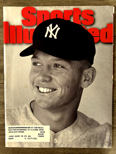 Sports Illustrated-August 21, 1995, Magazine Cover Featuring Mickey Mantle