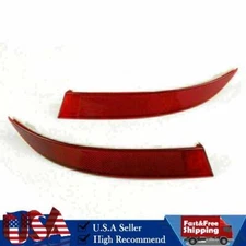 Pair L/R Rear Bumper Red Reflectors Fog light Set Fits BMW X5 E70 LCI 2011-2013