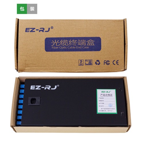 8-port SC fiber optic terminal box Single mode/Multimode full flange + pigtail - Picture 9 of 9