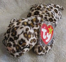 Ty Beanie Baby Freckles the Leopard DOB June 3, 1996 MWMT Free Shipping
