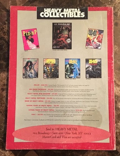 *Comic Book - Heavy Metal March 1994 - Corben ! Burton & Cyb ! - Picture 2 of 4