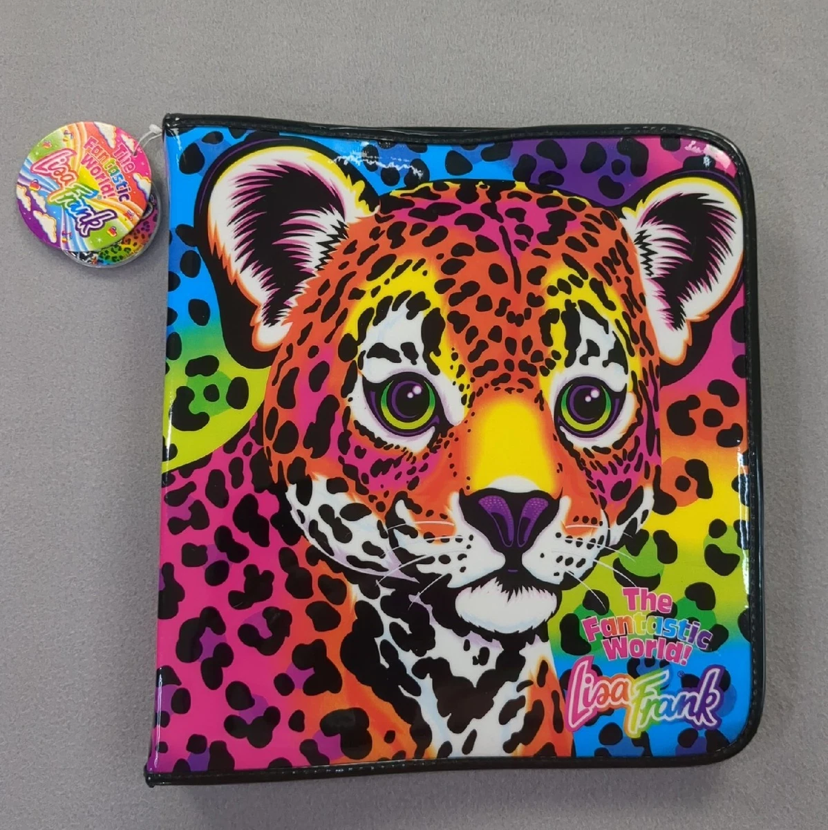 Vintage Lisa Frank Leopard Binder Trapper 90s School