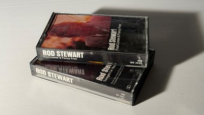 ROD STEWART-  Foot Loose & Fancy Free and Tonight I'm Yours cassettes pop rock 