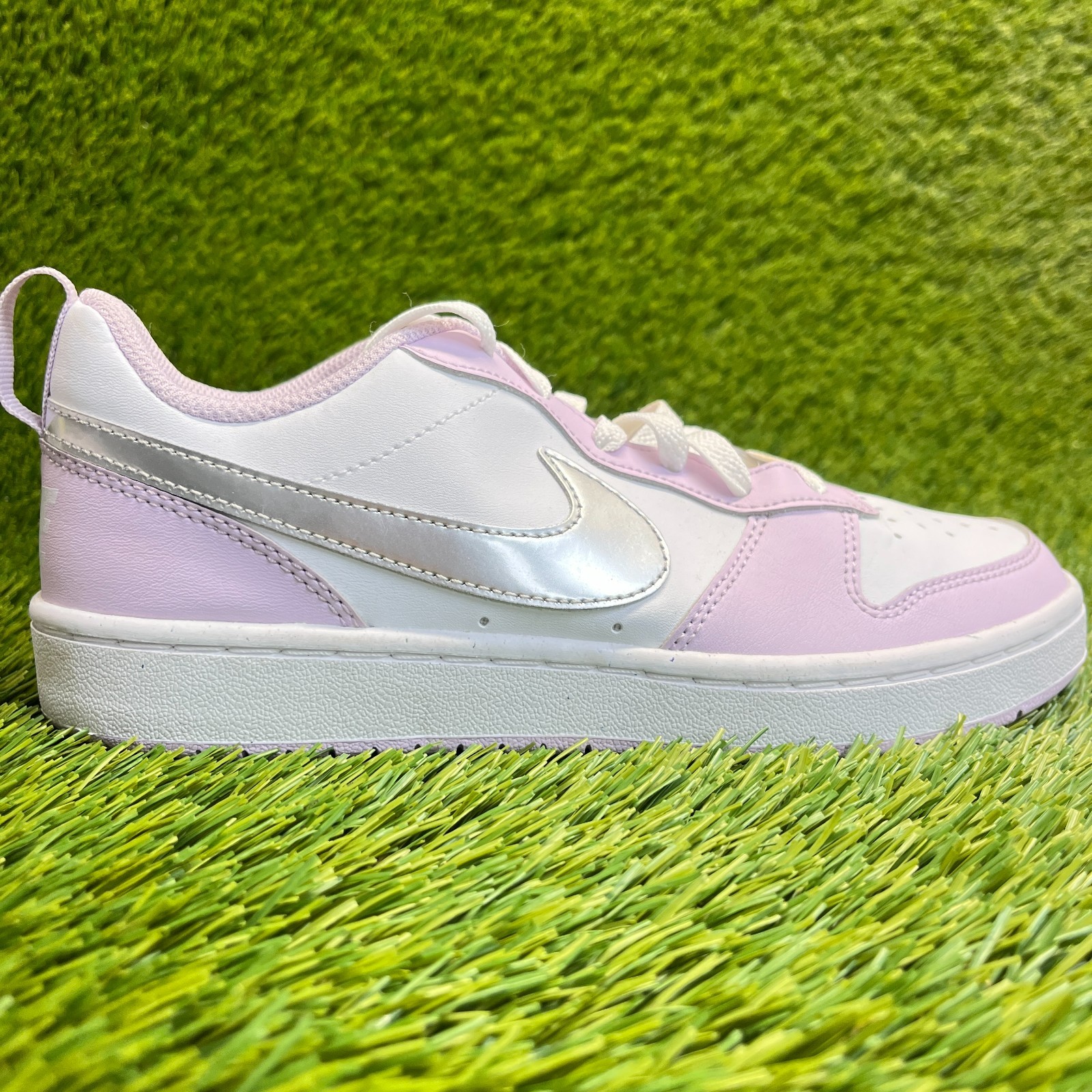 Nike Court Borough Low Recraft SE Girls Size 5Y Pink Athleti
