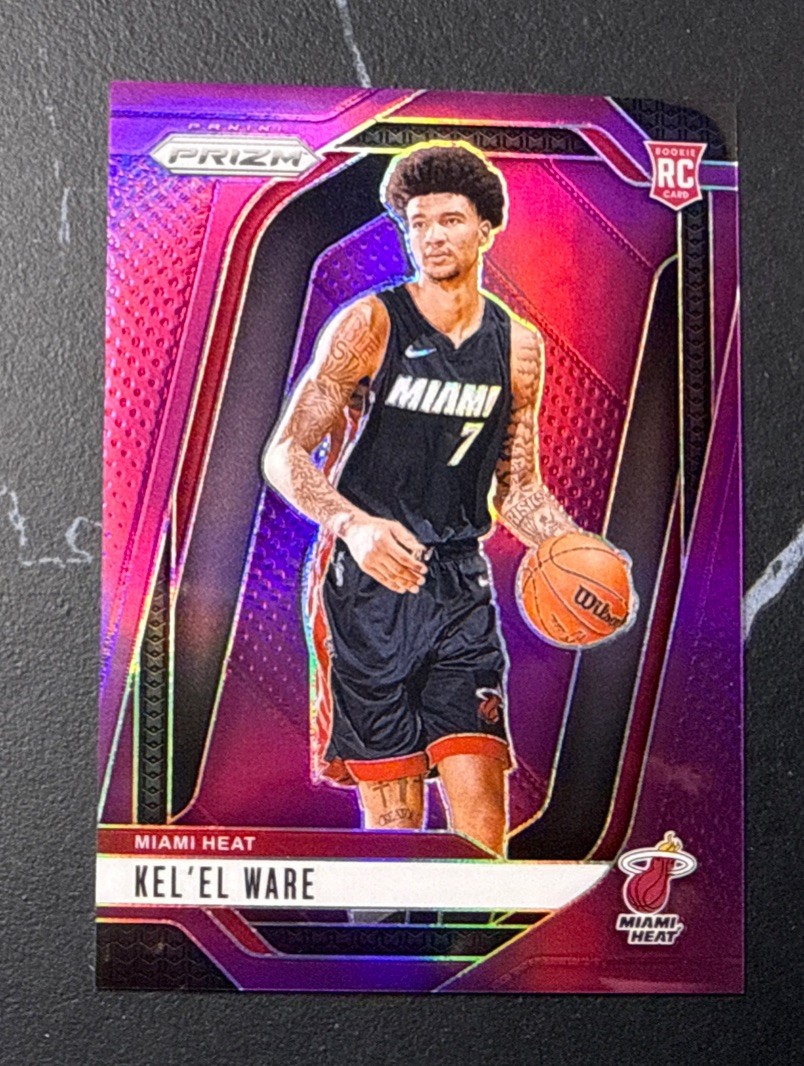 2024-25 Panini Prizm Rookie Purple Prizm #248 Kel'el Ware RC 60/99
