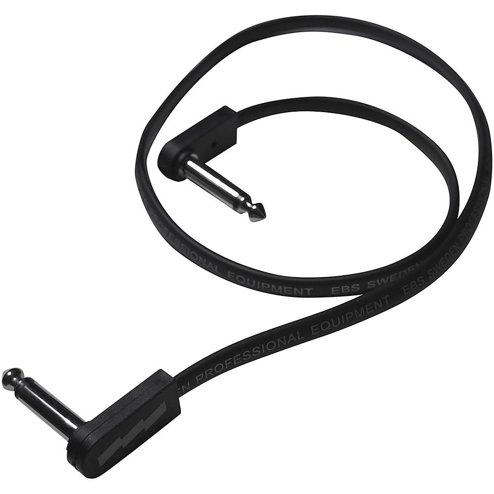 EBS PCF-DL Deluxe EBS Flat Patch Cable 23.62 inches Black and Silver