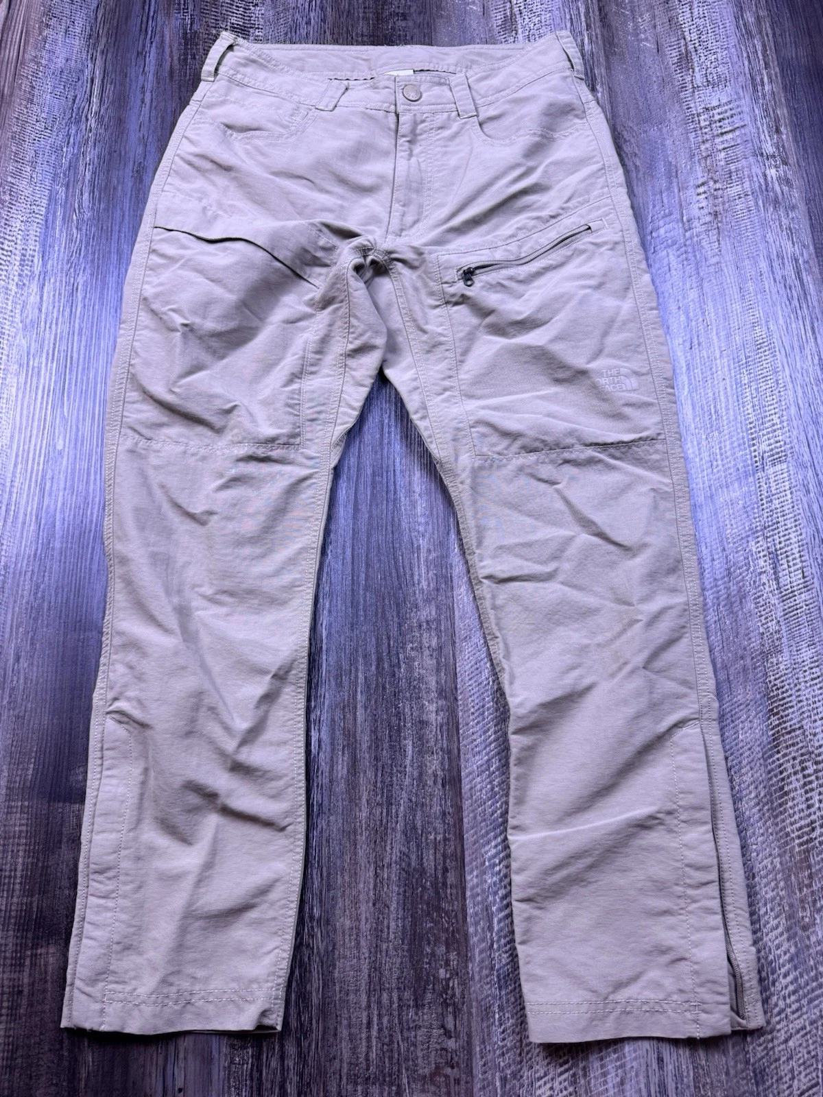 The North Face Paramount Trail Pants Dune Beige Size Mens 30x27 Hiking Nylon