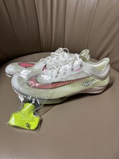 New Nike Air Zoom Victory Track Shoes Spikes Sail Pink CD4385-101 Mens Size 8.5