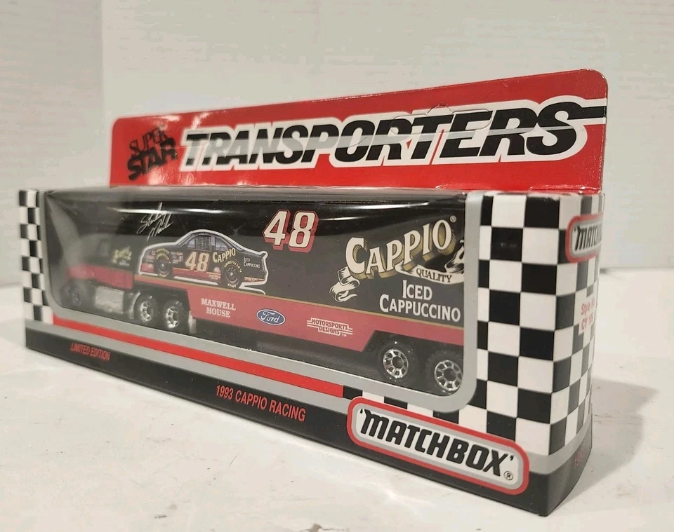 Matchbox Transporters Super Star Series 1993 1:87 #8 Sterling Marlin/Raybestos Foto 3 de 4