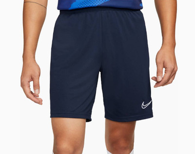 Nike Herren marineblau & weiß Dri-FIT Academy Shorts 2XL neu mit Etikett C2562
