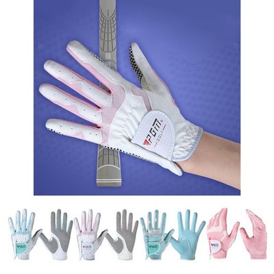 Damen golf handschuhe paar soft flexible sport handschuhe voll finger
