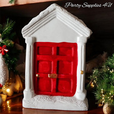 Elves Behavin Badly Mini Elf Door/Skirting/Wall/Shelf/White & Red/Magical/Kids