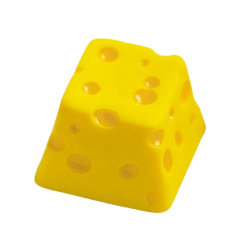 Customized Cartoon Cheese Resins Keycap For Universal Mechanical Keyboards