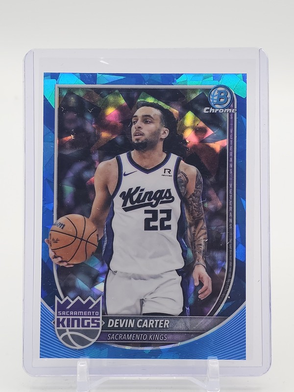 DEVIN CARTER 2025-26 BOWMAN CHROME SAPPHIRE EDITION REFRACTOR KINGS Q5759