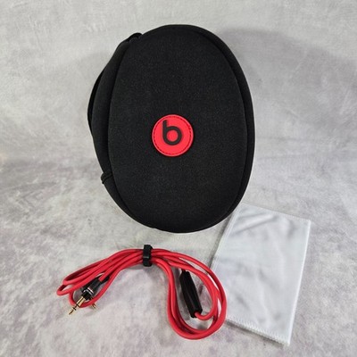 Apple BEATS Soft Carrying Pouch Case for SOLO Headphones & AUX Cord w/ Mic