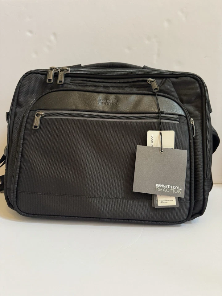 RARO NUEVO Kenneth Cole Reaction Hombres R-Tech Estuche para Computadora Negro Bolso para Laptop 570864 Foto 2 de 4