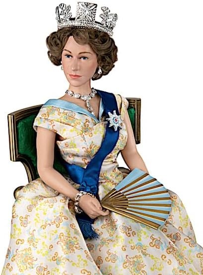 The Ashton-Drake Her Majesty Queen Elizabeth II Commemorative Portrait Doll 15"