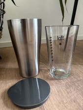 WMF Loft Boston Cocktailshaker, Glas und Edelstahl, wie neu