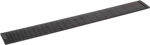 StewMac Slotted Fingerboard for Fender Guitar, Compound Radius, Ebony