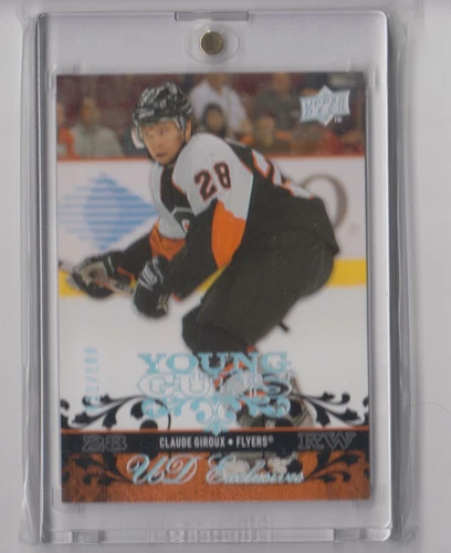 2008-09 Upper Deck Young Guns Exclusives Rookie Claude Giroux RC /100 Ottawa