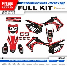 HONDA CRF 250 2014 2017 CRF 450 2013 2016 Durable Graphics Decals Stickers Kit
