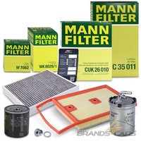 Mann Inspektionspaket FÜR Audi A1 Seat Ibiza 6J Skoda Fabia VW Polo 6R 1.4 TDI