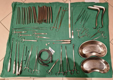 Großes Set medizinischer/ gynäk. Instrumente aus Edelstahl
