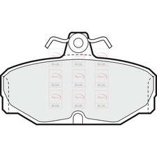 Brake Pads Set For Marcos Mantara 5.0 Rear Apec Blue
