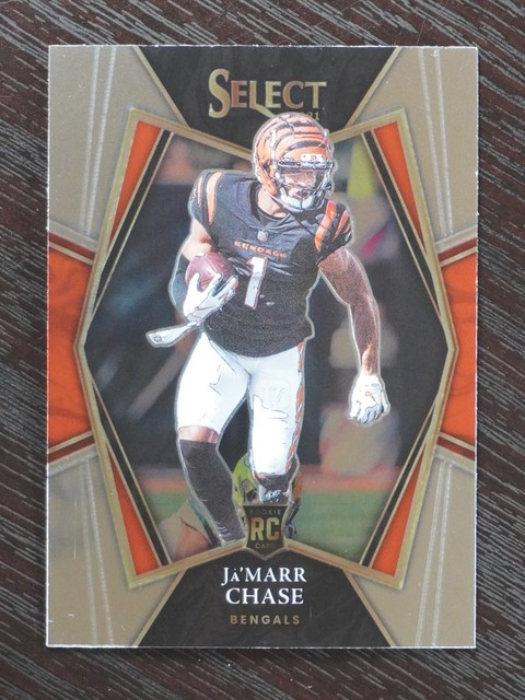 2021 Panini Select Premier Level Ja'Marr Chase #147 Cincinnati Bengals Rookie