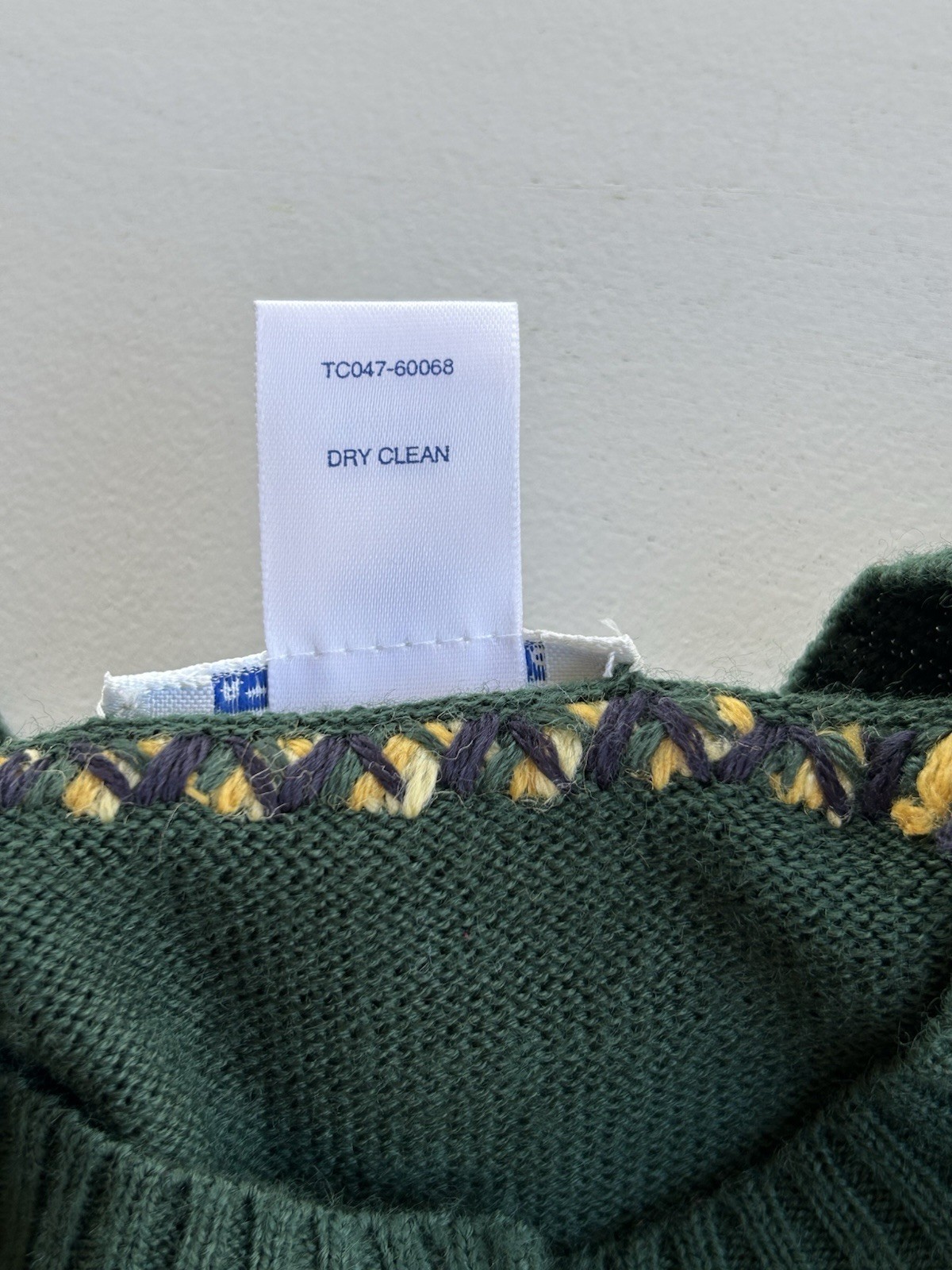 Pendleton Acrylic Wool Green Button Up Cardigan S… - image 11