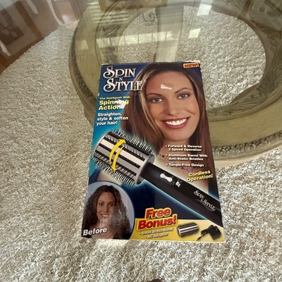 Spin N Style Hairbrush AC Adapter Included Complete Brand New