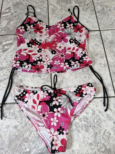 Ladies "GEORGE" Multicoloured 3 piece bikini set (size 12)