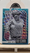 2021 Panini Prizm - Old School Babe Ruth #OS-1 Teal Wave Prizm