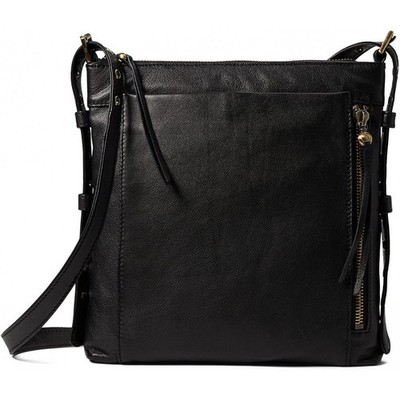HOBO Crusade Black Leather Crossbody Bag Soft Hide Adjustable Strap