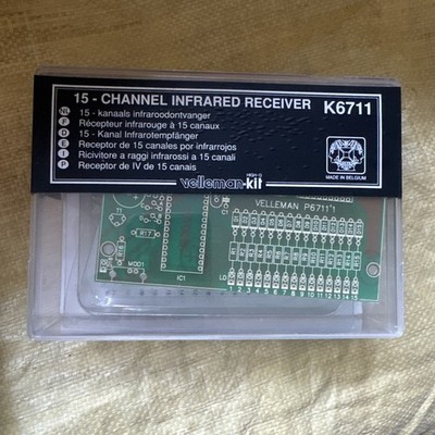 K6711 Original Neu Velleman Kit 15-Kanal IR Infrarot Sender Zum Selbermachen Projekt