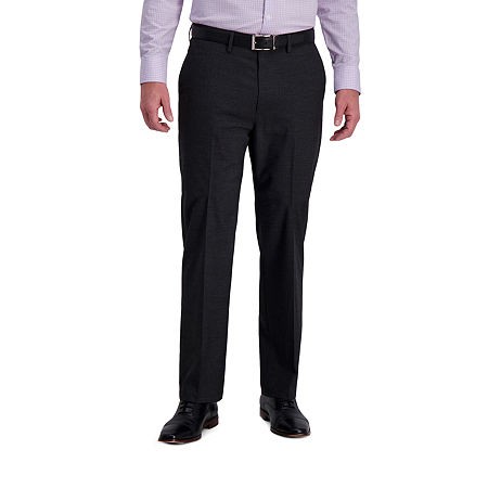 Повседневные мужские брюки Haggar классического кроя цвета хаки 34/32 серого цвета Стрейч