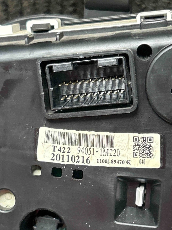 Fits 2011-2013 Kia Forte Speedometer (miles n/a) OEM:940511M220 - Изображение 3 из 4