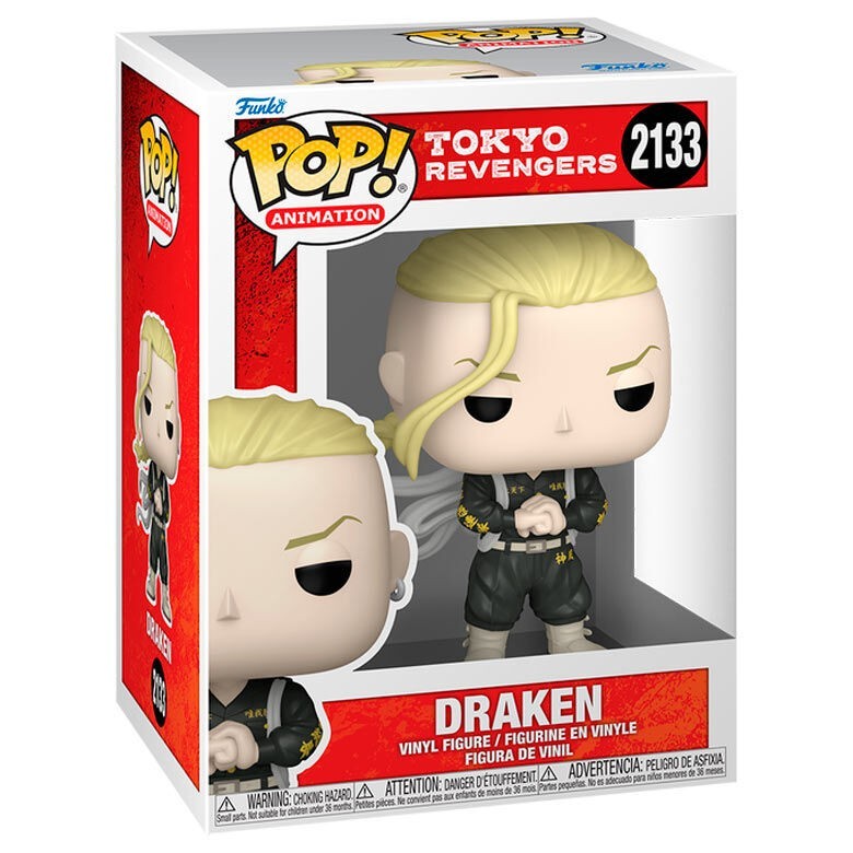 Preorder Funko Pop Tokyo Revengers Draken 2133 + 1 Soft Protectector