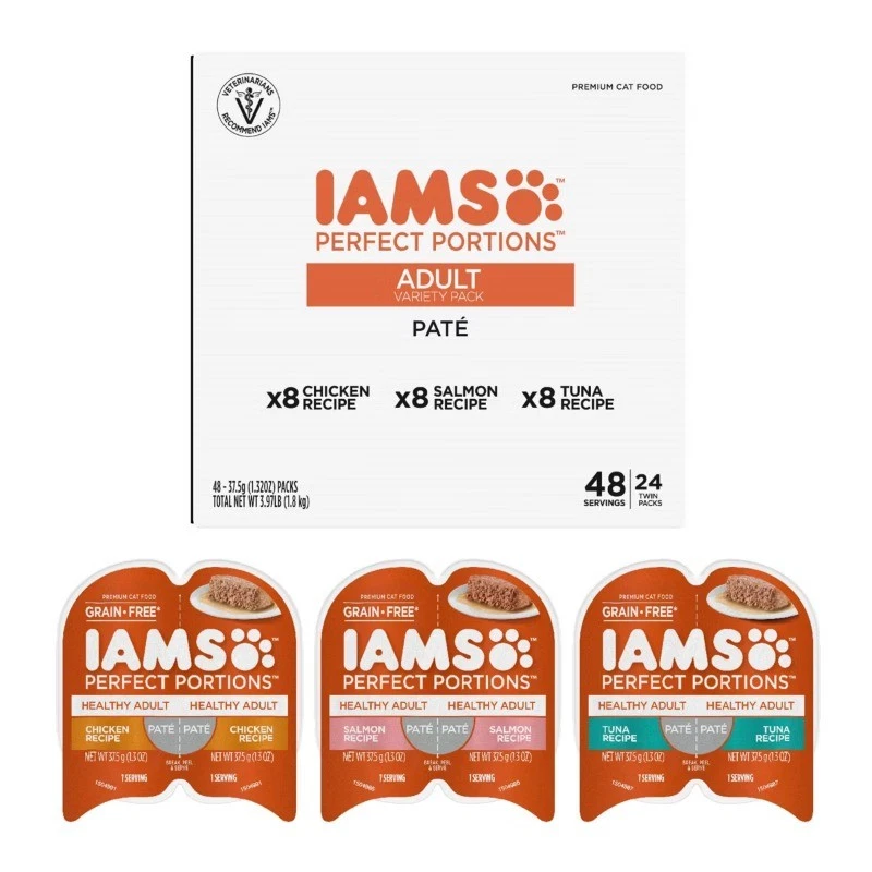 IAMS Perfect Portions Healthy Chicken and Salmon Flavor Wet Cat Food - Image 4 of 4