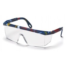 PYRAMEX-SM410S Clear Lens with Mixed Blue Frame