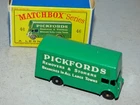 Matchbox Lesney 46 Guy Pantechnicon Pickford Removal green, black plastic wheels