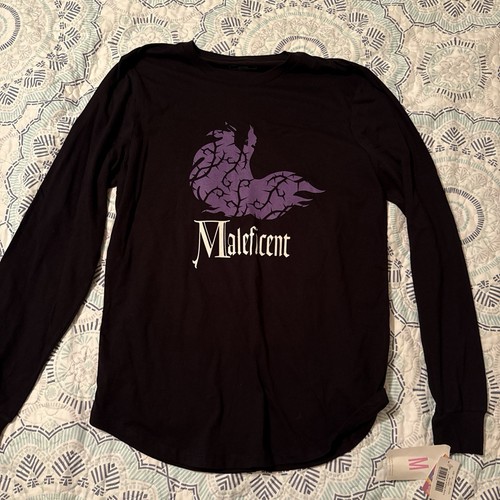 NWT Lularoe Maleficent OS Leggings & Medium L/S Patrick DISNEY VILLAINS Outfit - Picture 9 of 13