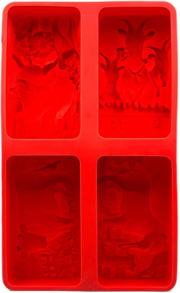 Versatile Livestock Silicone Mold - Goat, Cow, Pig & Horse Designs for Crafts - Image 4 of 4